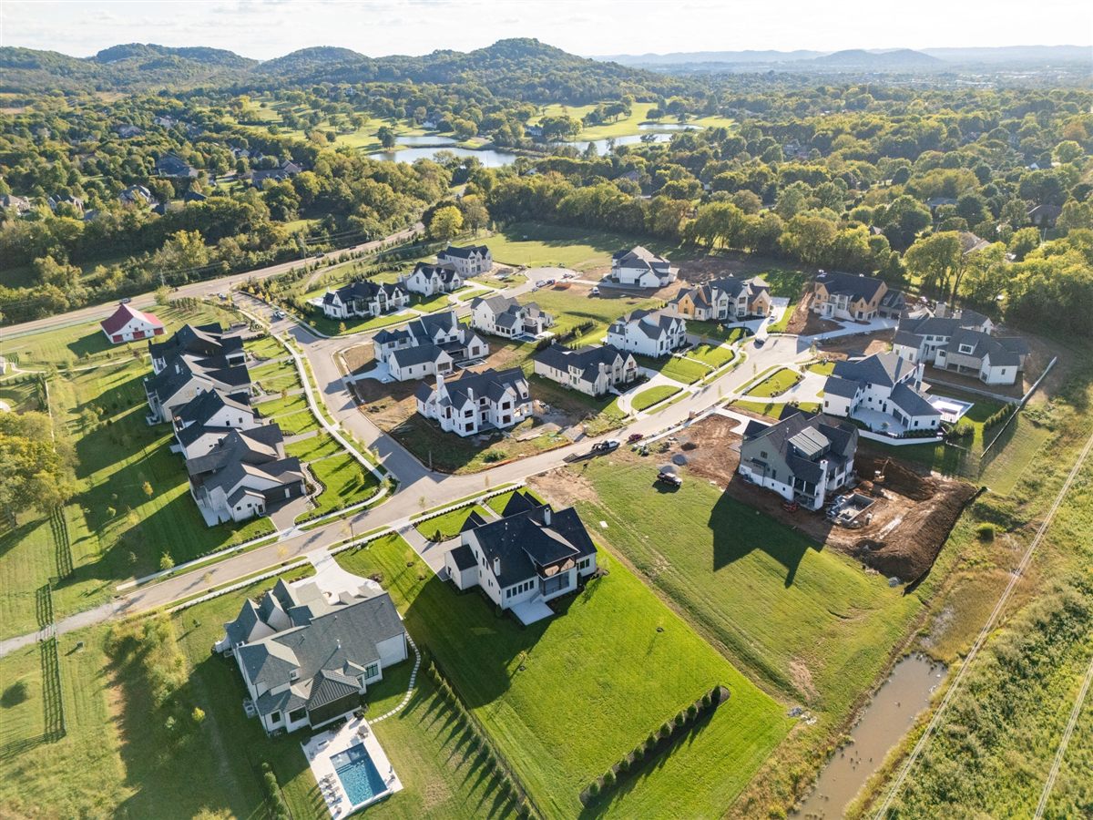 Aerial view of the Primm Farm community